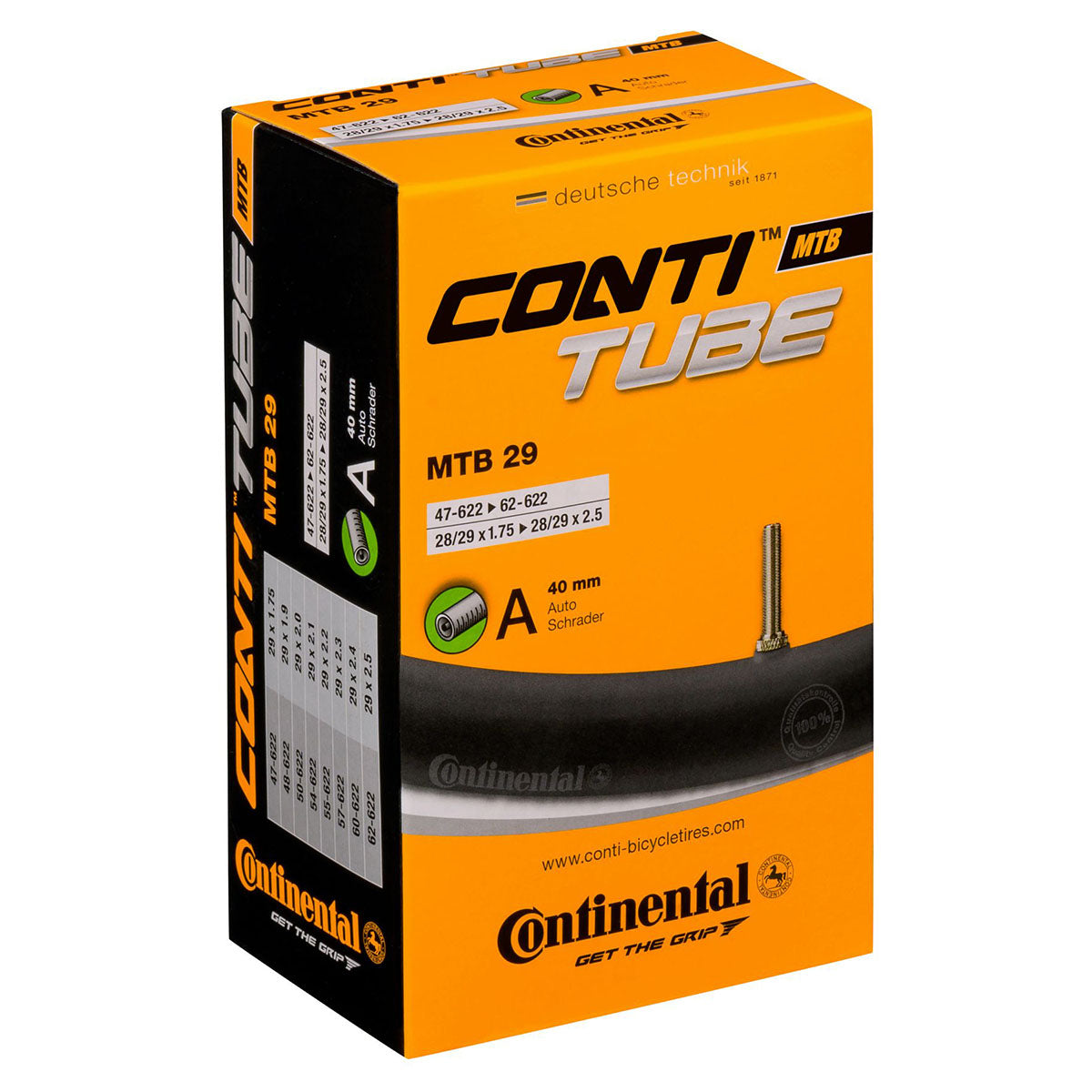 Sisärengas 29" CONTINENTAL 47/62-622, autonventtiili 40