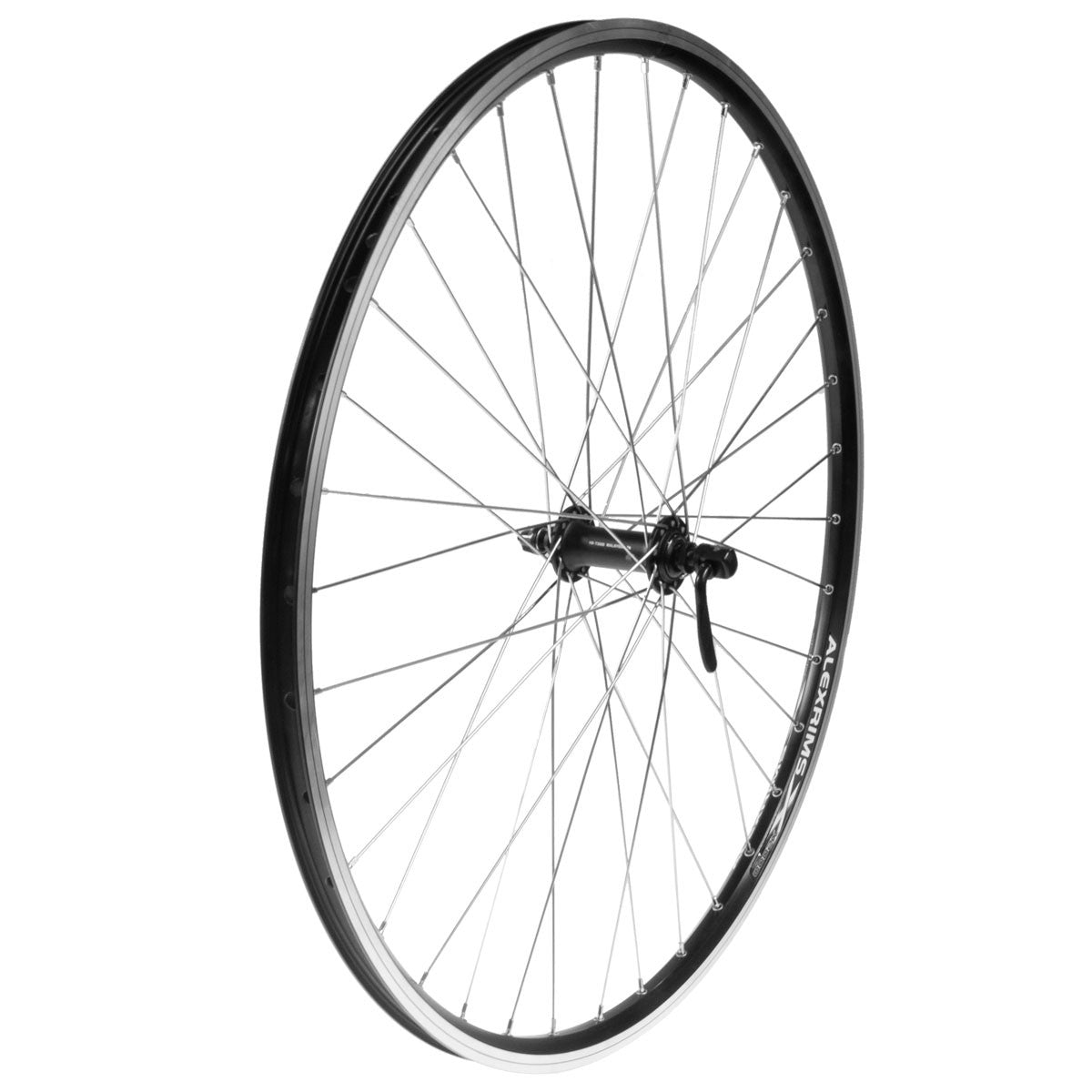 Etupyörä 28" 19-622 SHIMANO Tourn pikal., Alex X2000 musta, 2-pohja, koneistettu