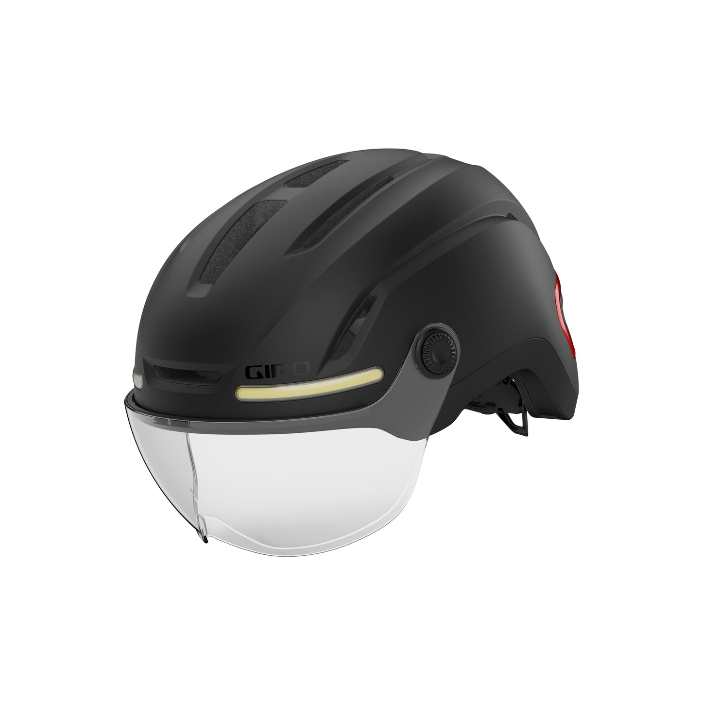 Pyöräilykypärä visiirilla: GIRO ETHOS MIPS SHIELD MAT BLACK