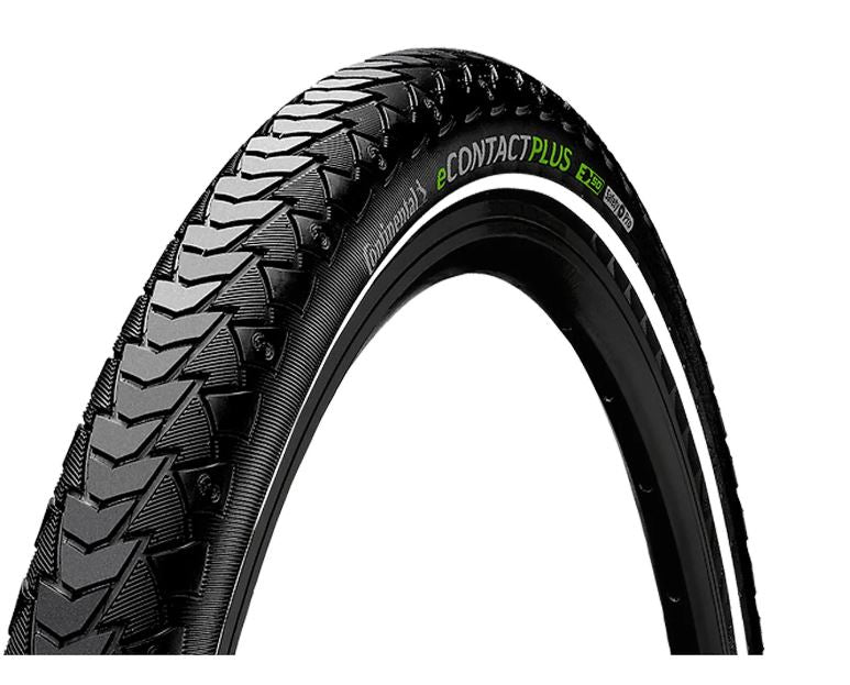Ulkorengas 28" CONTINENTAL eContact Plus Reflex musta, 55-622