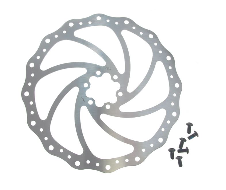 Jarrulevy Cavo, 6-pultti/203mm, hopea