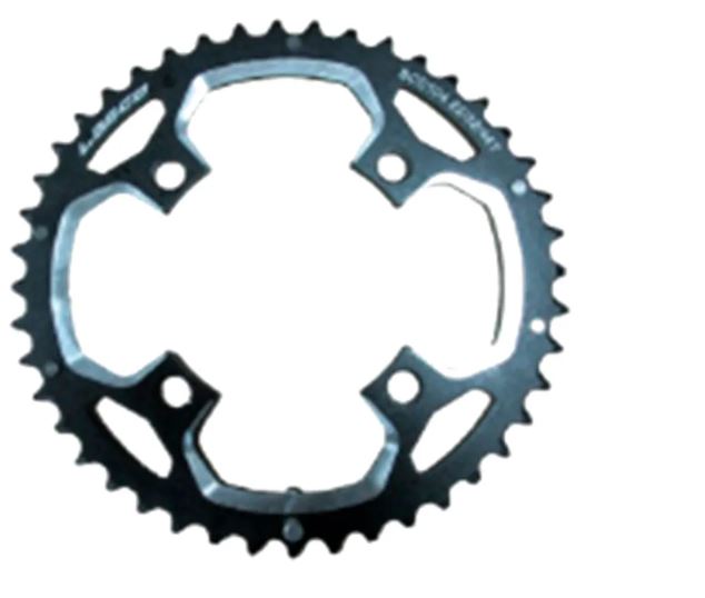 Ketjuratas MTB BCD104 alu musta. 44h.