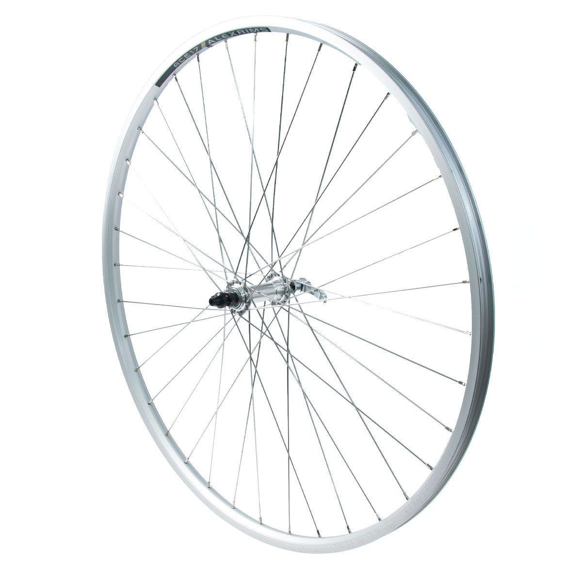Etupyörä 28" 18-622 SHIMANO pikalukitus, Alex ACE 17 tuplapohja, alumiini, 36r