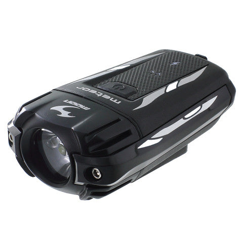 Ladattava led-etuvalo MOON Meteor, 400 lumen, musta