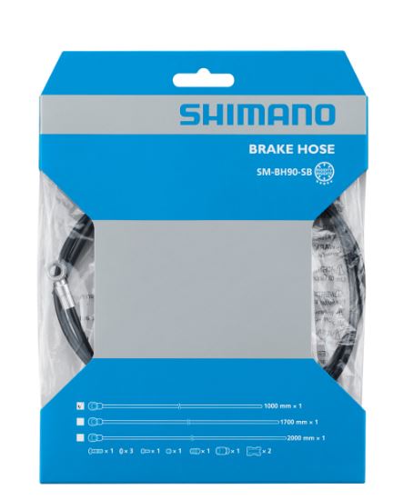 SHIMANO Jarruletku SM-BH90-SB Banjo 1700 mm Musta