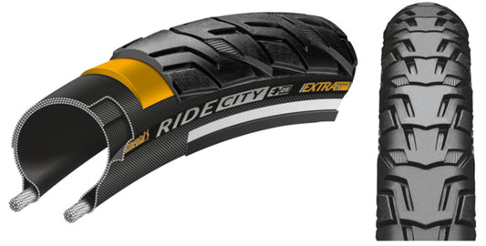 Ulkorengas 28" CONTINENTAL Ride City Reflex musta