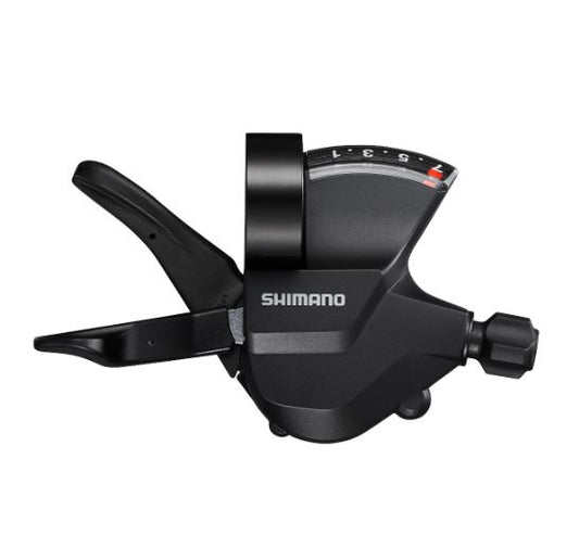 SHIMANO Vaihdevipu SL-M315-7R 7-vaihteinen RAPIDFIRE PLUS Kiinnityspanta Optisella vaihdenäytöllä