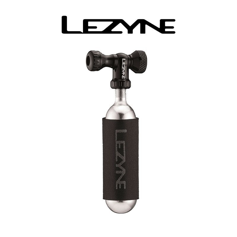 CO2-pumppu Lezyne Control Drive (presta & autoventtiili) sis. 1kpl 25g Patruuna