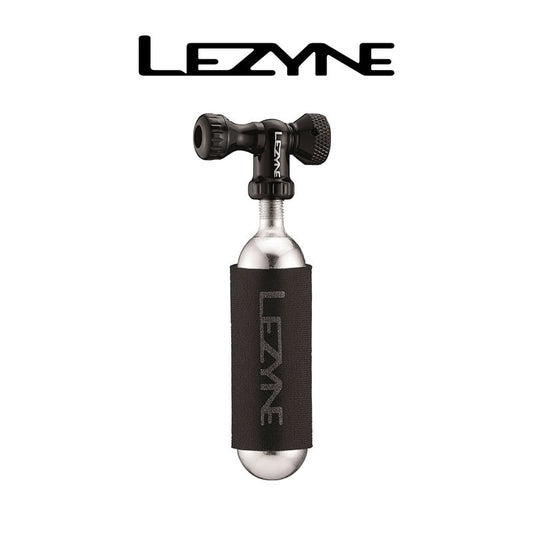 CO2-pumppu Lezyne Control Drive (presta & autoventtiili) sis. 1kpl 25g Patruuna