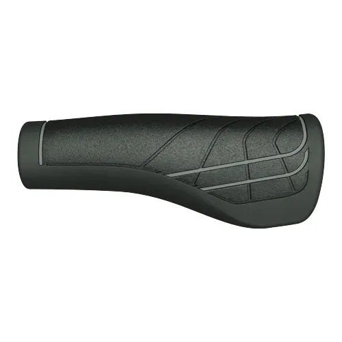Kädensija HERRMANS Line lukkogrippi 125mm musta/harmaa 1pr/pkt