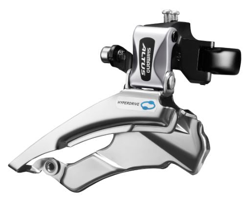 SHIMANO ALTUS Etuvaihtaja FDM3136SET Kolmilehtinen yläpuolinen kiinnitys Panta L (34,9 mm jossa sovitin 31,8 mm ja 28,6 mm)