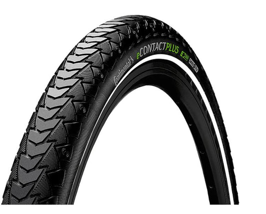 Ulkorengas 28" CONTINENTAL eContact Plus Reflex musta, 55-622