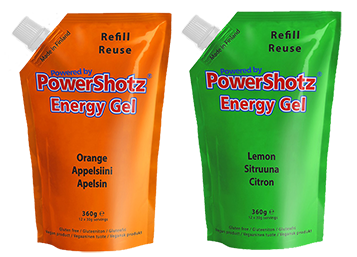 PowerShotz Energiageeli - 360g