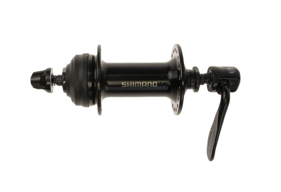 Etunapa SHIMANO Tourney pikalukitus 36r musta