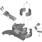 Etuvaihtaja: SHIMANO ALTUS Etuvaihtaja FDM315TSSET Kaksilehtinen TOP SWING Panta L (34,9 mm jossa sovitin 31,8 mm ja 28,6 mm)