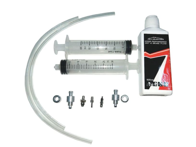 Hydraulijarrujen ilmaussarja ALLIGATOR Avid ja Hayes 100ml DOT 4.0