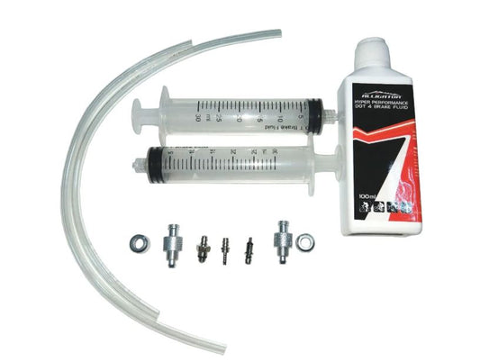 Hydraulijarrujen ilmaussarja ALLIGATOR Avid ja Hayes 100ml DOT 4.0