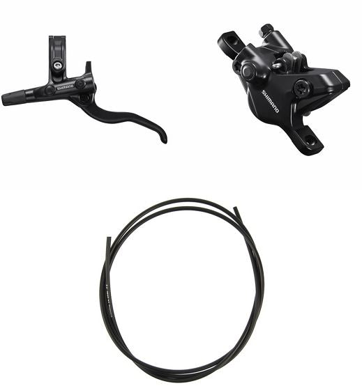 SHIMANO Levyjarrusarja BRMT410KTBLM4100 Vasen / etu Hartsia, ei siivekettä Ilman sovitinta putkikiinnitteiseen haarukkaan 1000 (musta)