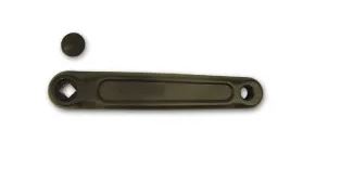 Kampi vasen 175mm alu musta