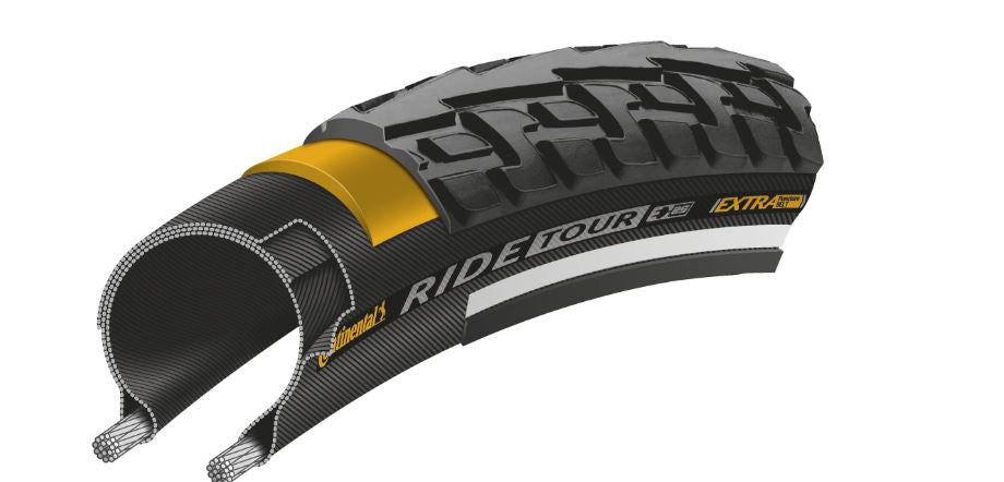 Ulkorengas 20" CONTINENTAL Ride Tour musta, 47-406