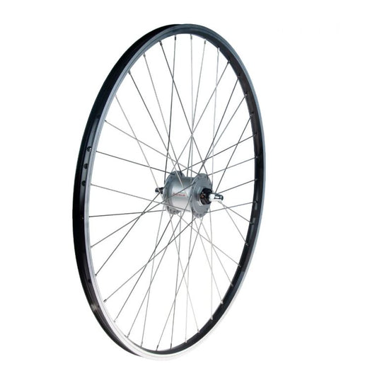 Etupyörä 28" 19-622 SHIMANO Napadynamo. Alex X2000. 2-pohja. 36r. musta
