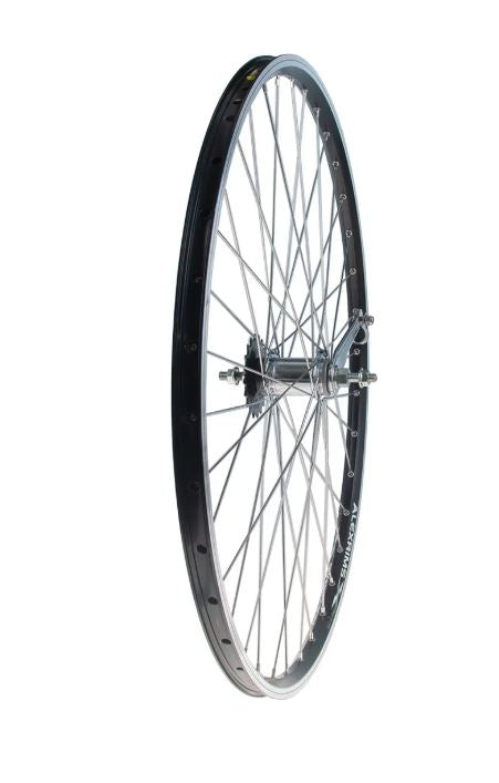Takapyörä 28" 19-622 SHIMANO 1v. Alex X-2000. 2-pohja. alumiini. musta