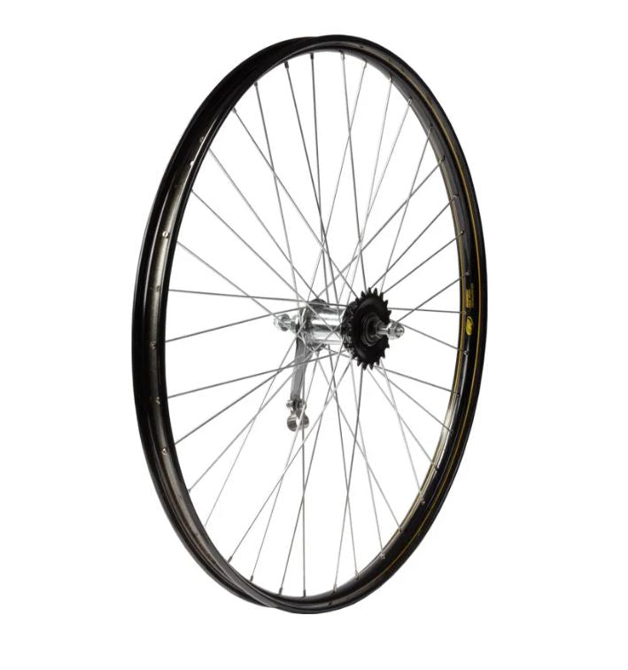 Takapyörä 26" 24-584 SHIMANO 1v. Westwood alu. musta