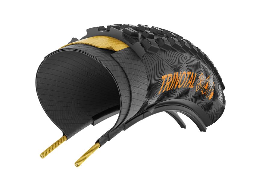 Ulkorengas 29" CONTINENTAL Trinotal Trail Grip taitettava TR musta, 55-622