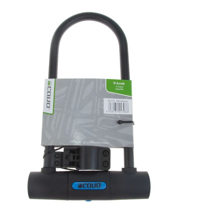 U-Lukko CAVO 180x320mm musta
